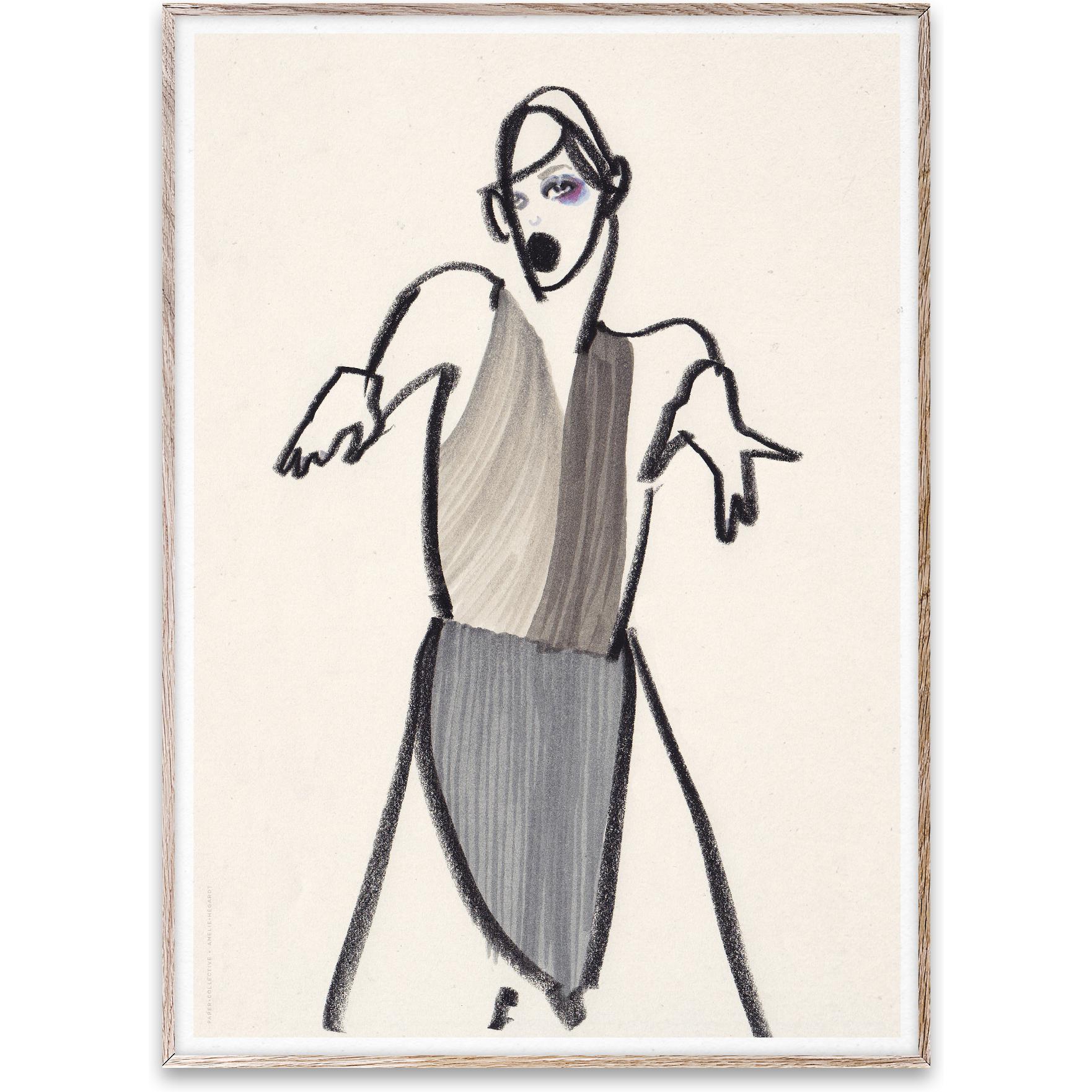 Paper Collective Dancer 03 -affisch, 50x70 cm