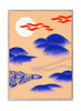 Paper Collective Japanese Hills -affisch, 30x40 cm
