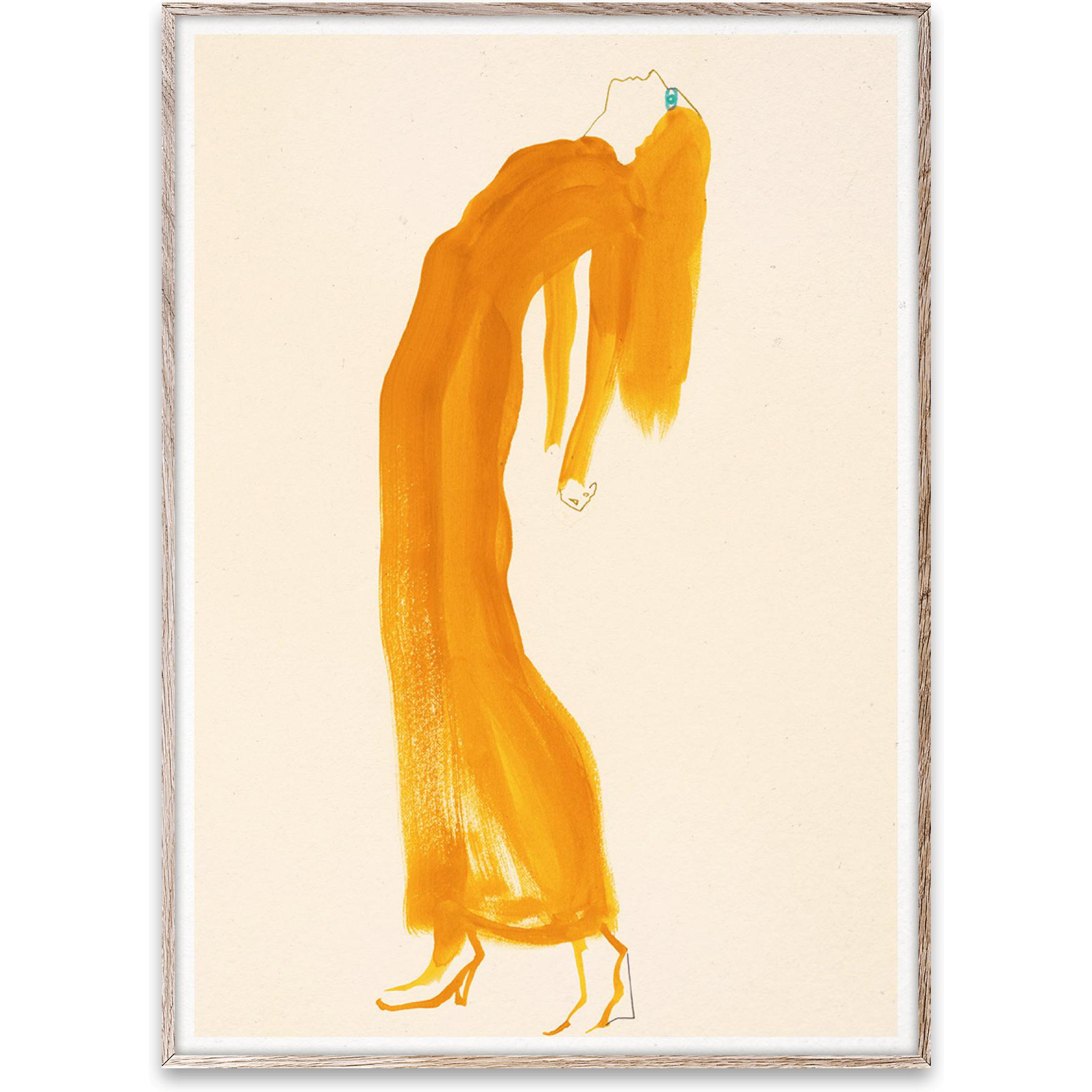 Paper Collective Saffronklänningsaffischen, 50x70 cm