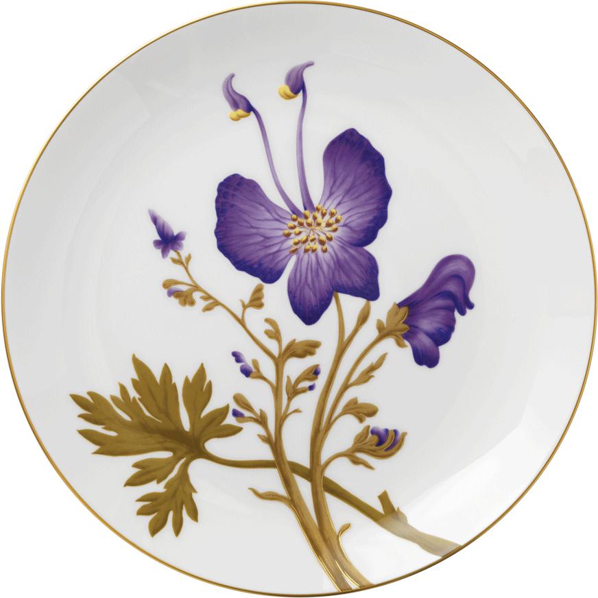 Royal Copenhagen Flora Plate Step -Mother Flower, 27 cm