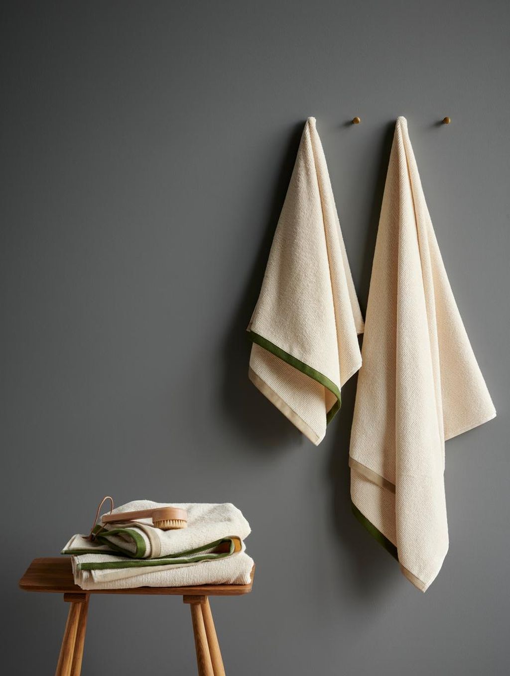 Södahl Contrast Håndklæde 70x140 cm, Oliven
