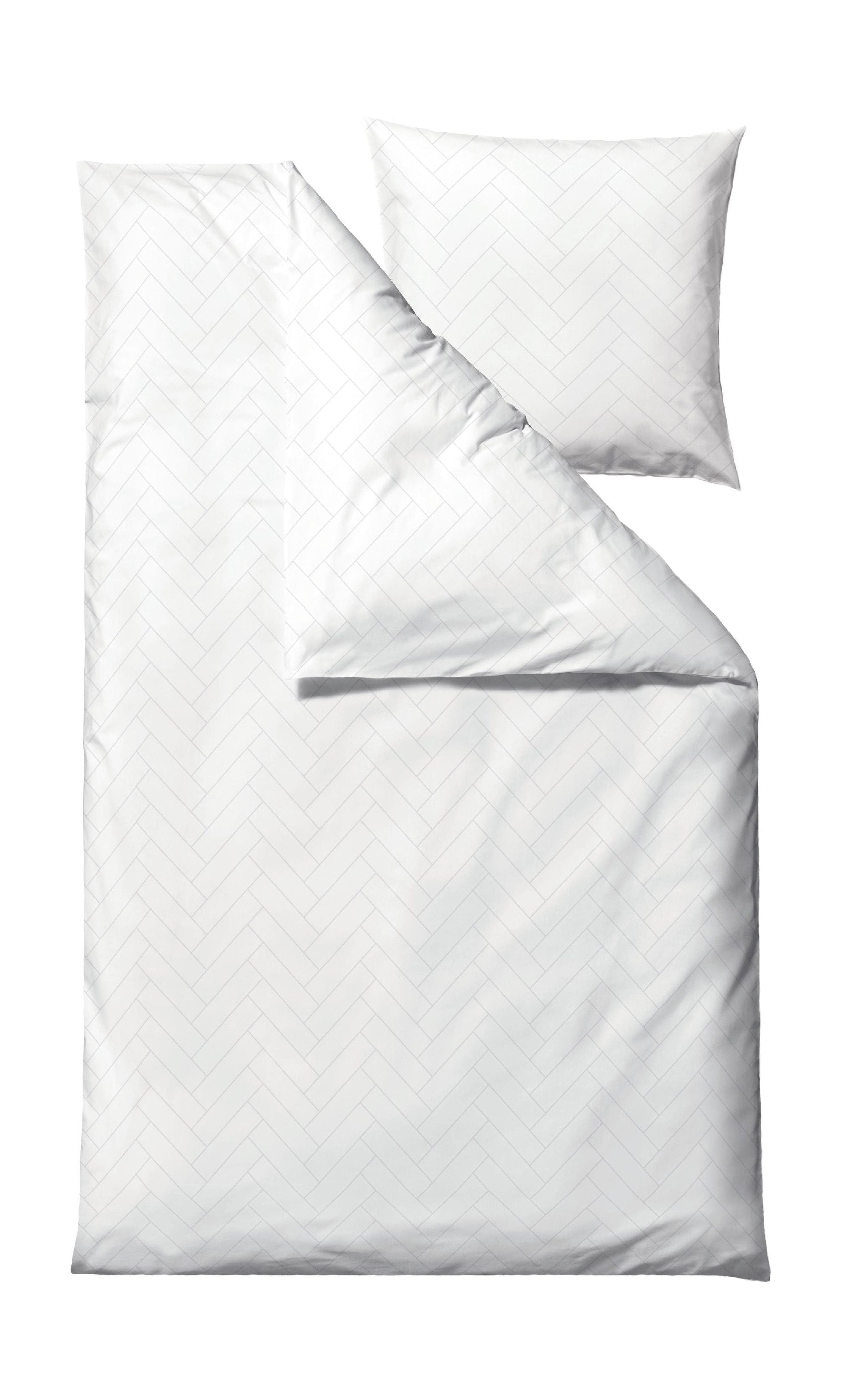 Södahl Kakel sängkläder 140x200 cm, vit