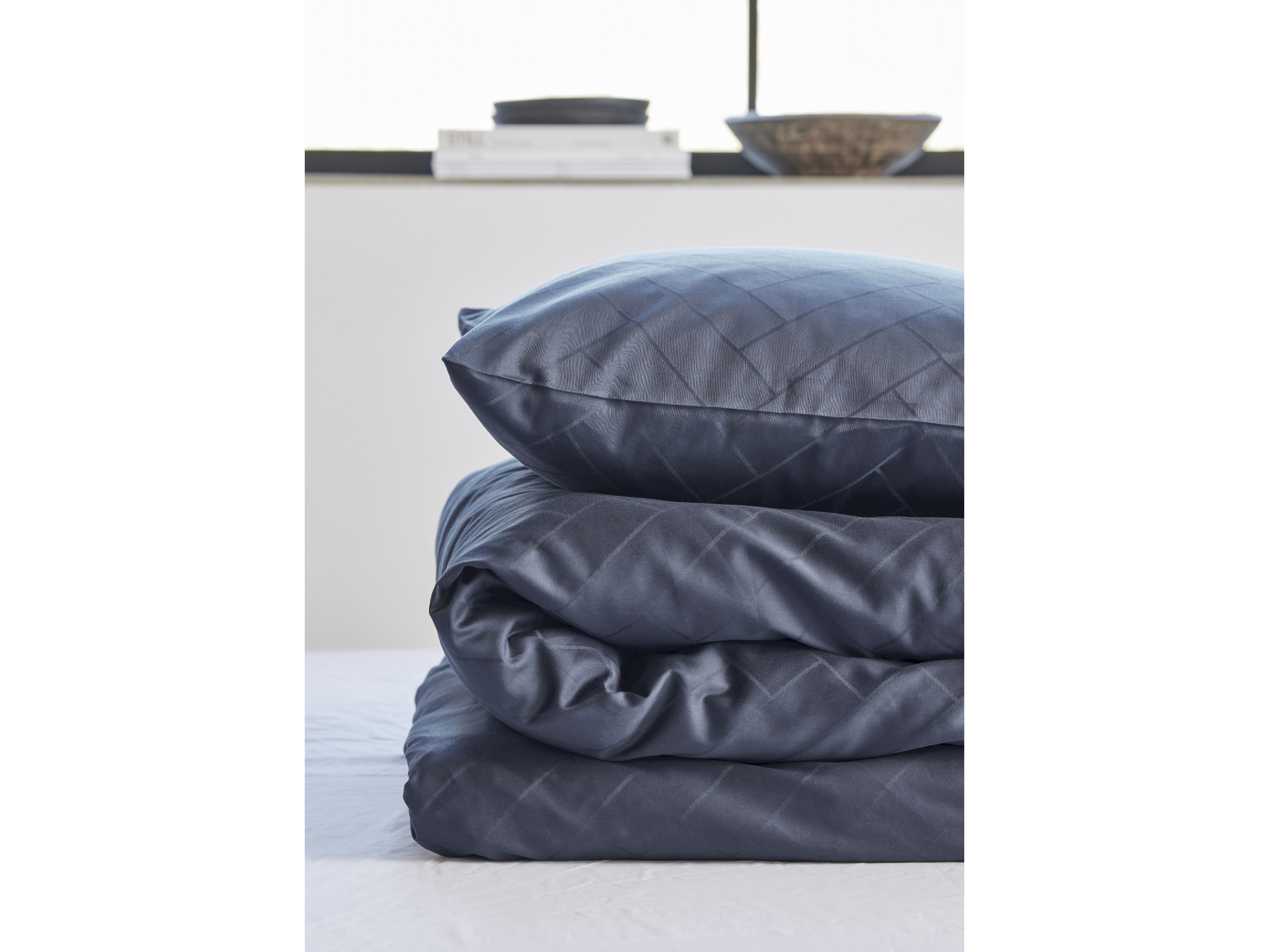 Södahl Brickor sängkläder 140x220 cm, bläckblått