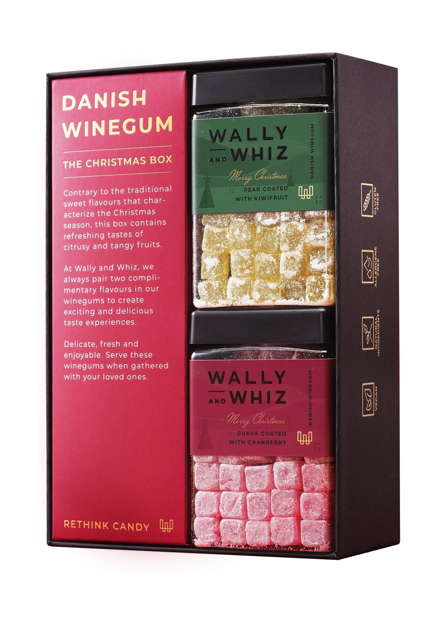 Wally And Whiz Christmas Gift Box 2023, Pear With Kiwi & Guava With Cranberry 480g
