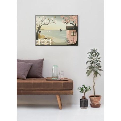 Vissevasse Vid havet affisch, 30x40 cm
