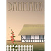 Vissevasse Danmark the Farmhouse Poster, 15x21 cm