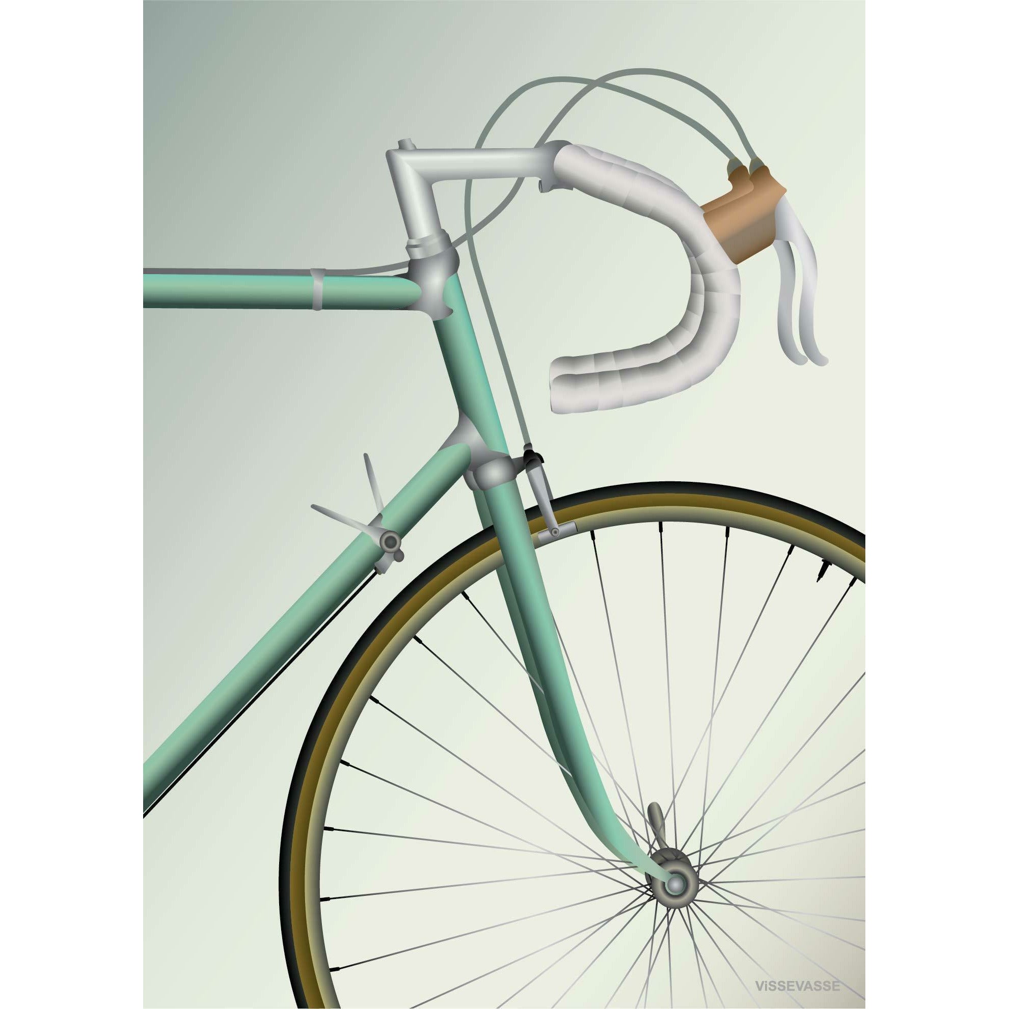 Vissevasse Racing Bicycle Plakat, 70X100 Cm