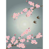 Vissevasse Sakura -affisch, 15x21 cm
