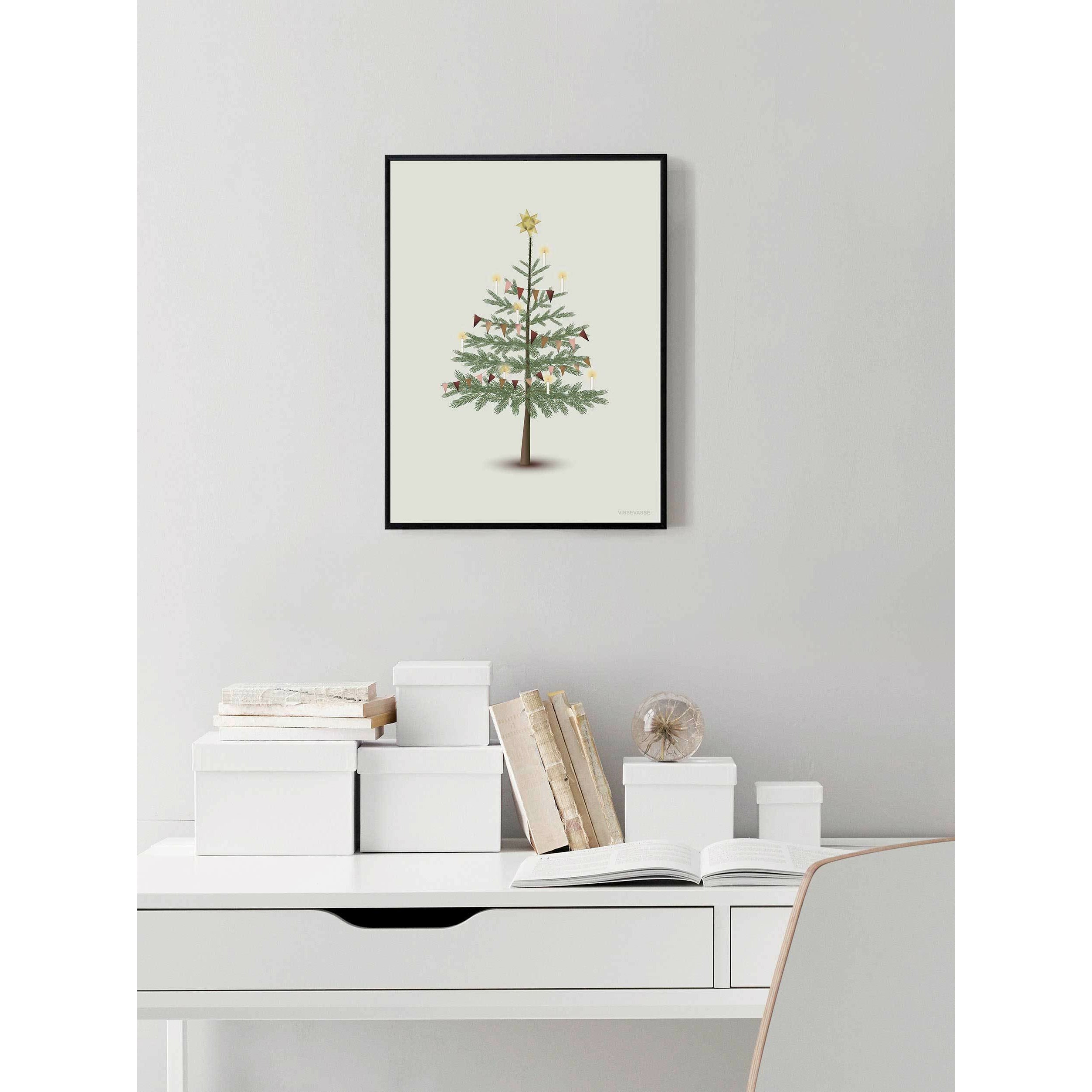 Vissevasse The Christmas Tree Plakat, 30X40 Cm