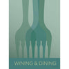 Vissevasse Wining & Dining Plakat, 50X70 Cm