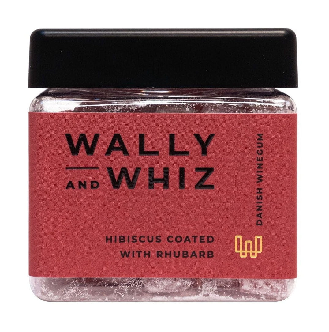 Wally and Whiz LOVE Vingummi Cube Hibiscus med Rabarber, 140g