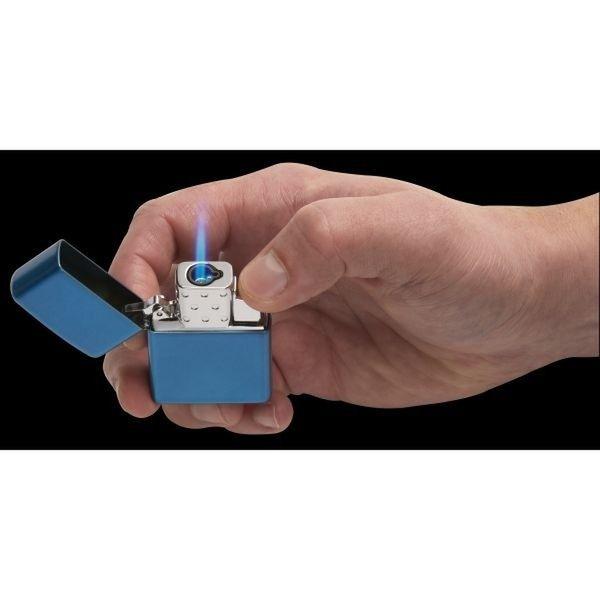 Zippo Butane Lighter Indsats Single Blue Torch