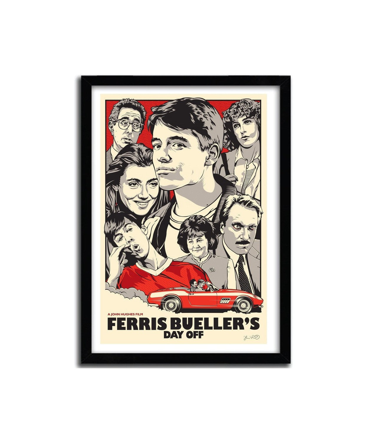 Affiche FERRIS BUELLES par JOSHUA BUDICH