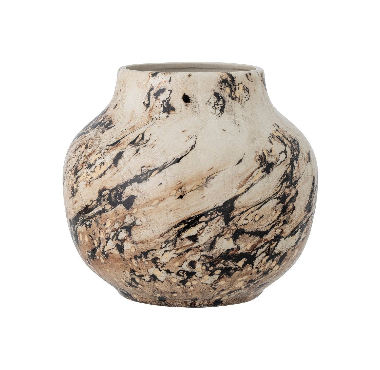 Bloomingville Janka Vase, Brown, Stoneware