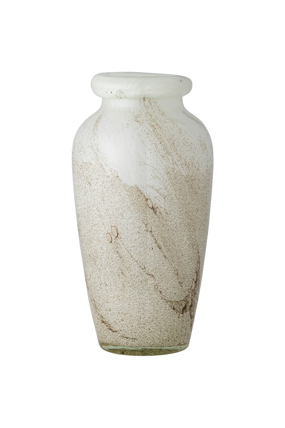 Bloomingville Lenore Vase, White, Glass