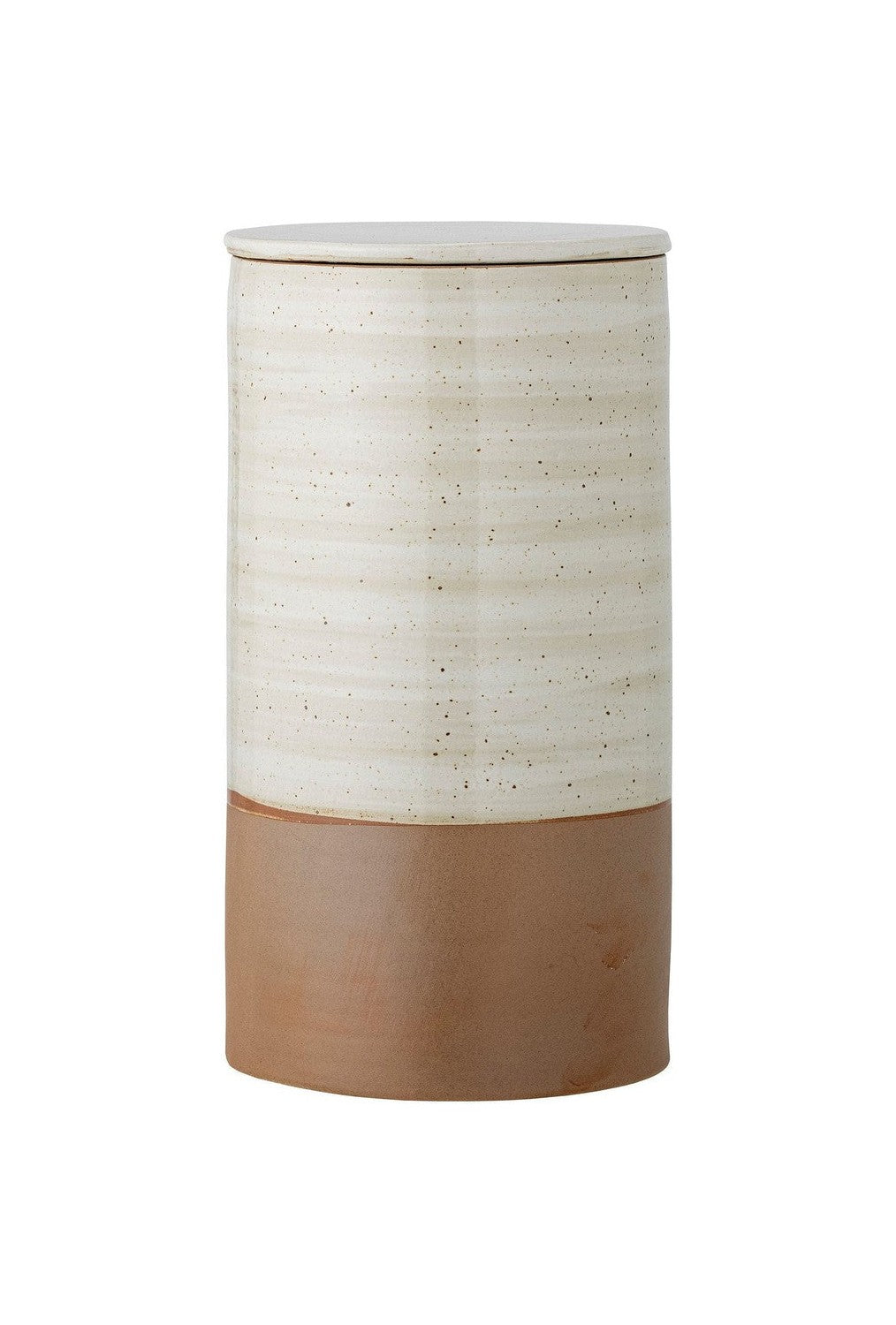 Bloomingville Okan Jar w/Lid, Brown, Stoneware