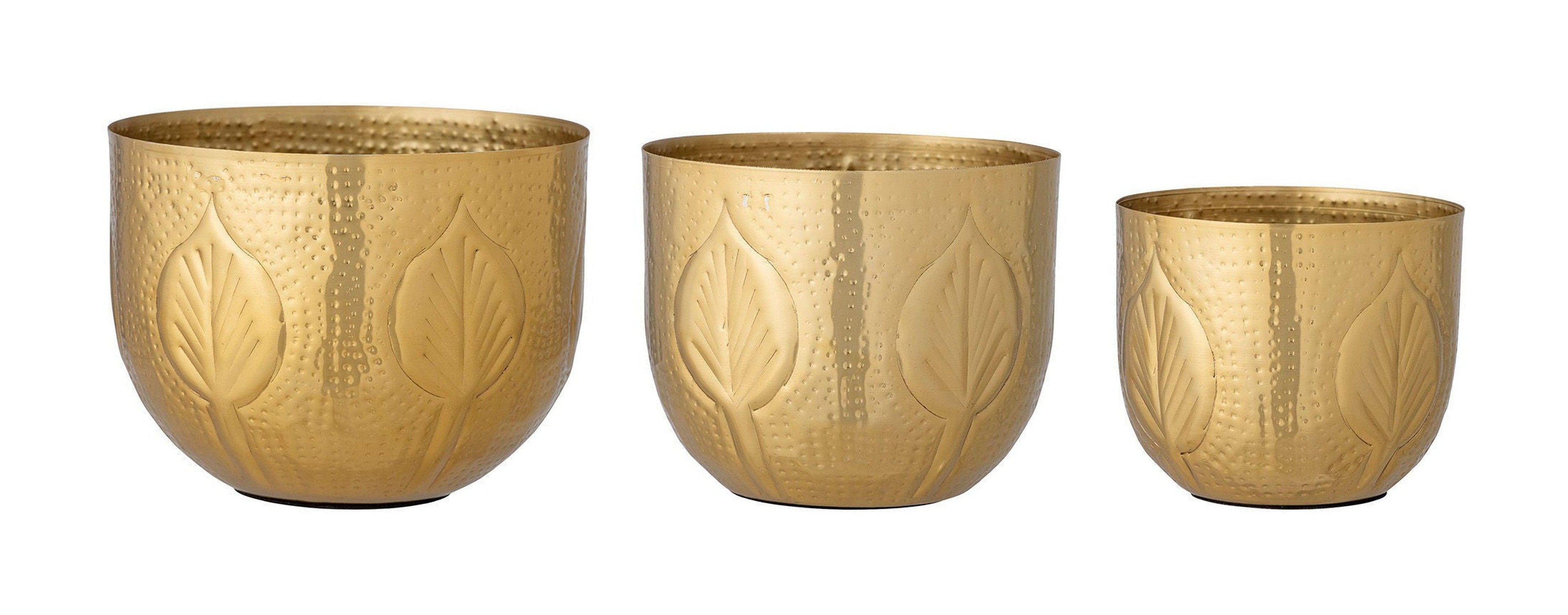 Creative Collection Bati Flowerpot, Brass, Iron