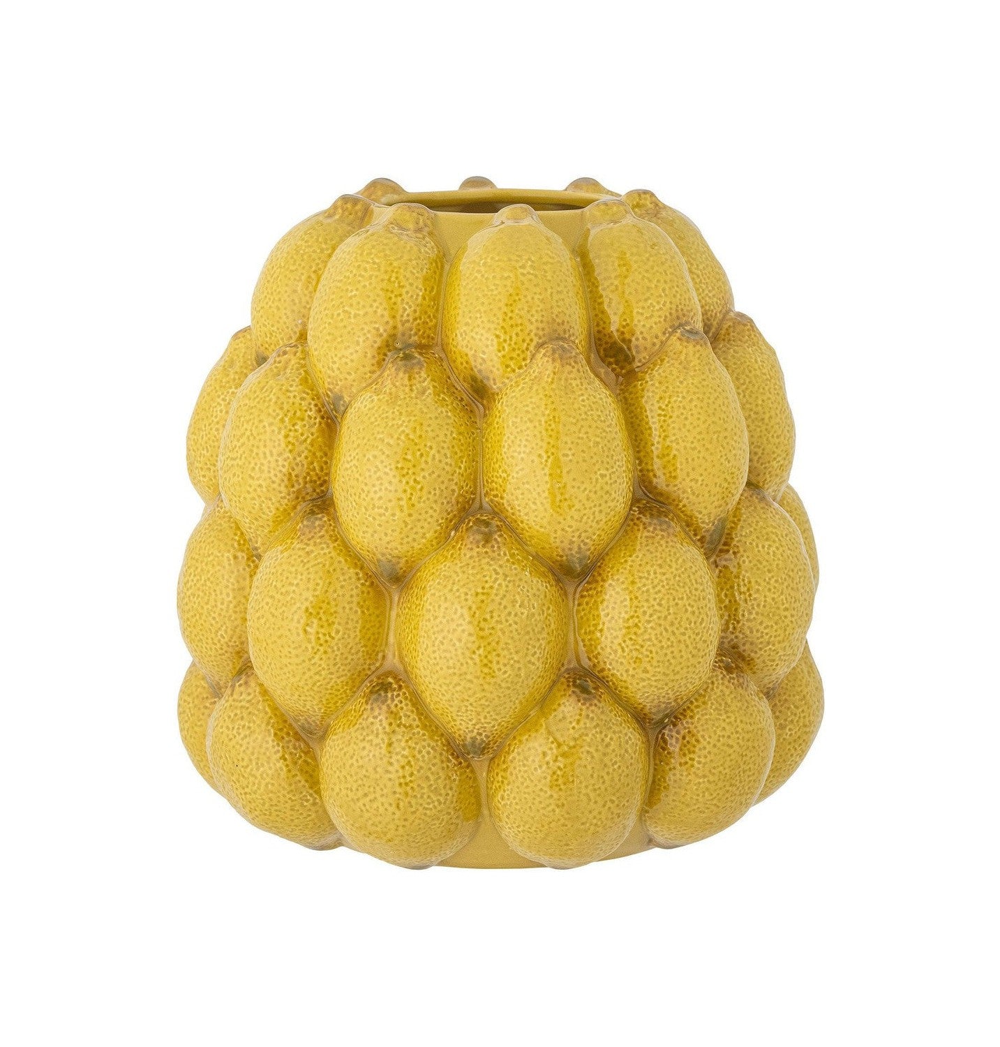 Creative Collection Limone Vase, Yellow, Stoneware
