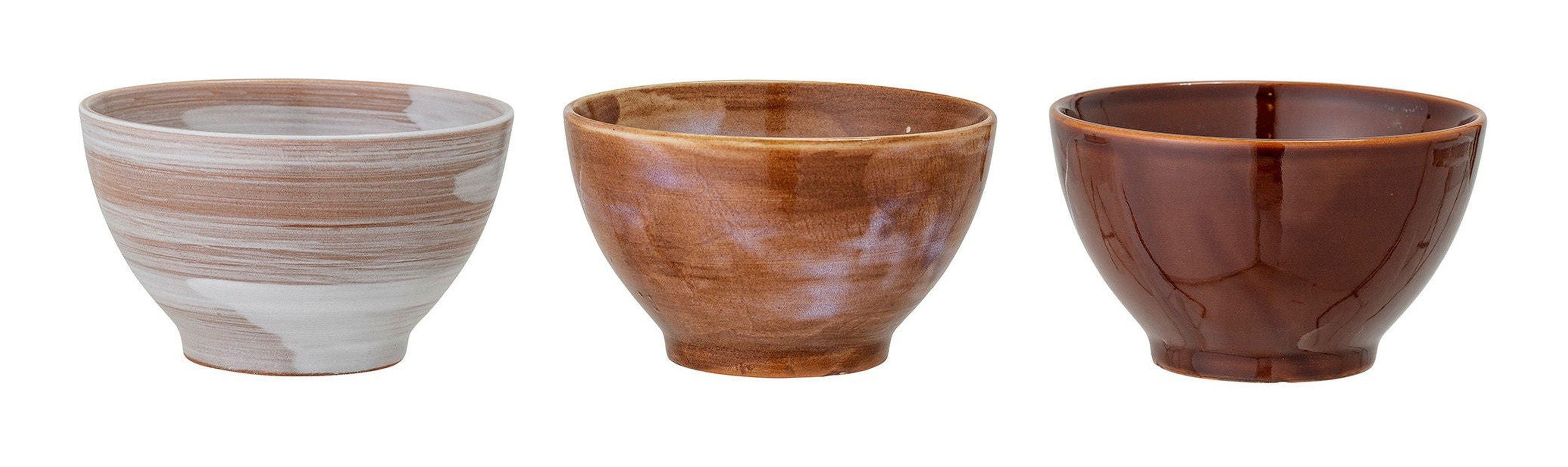 Creative Collection Lotus Bowl, Brown, Stoneware