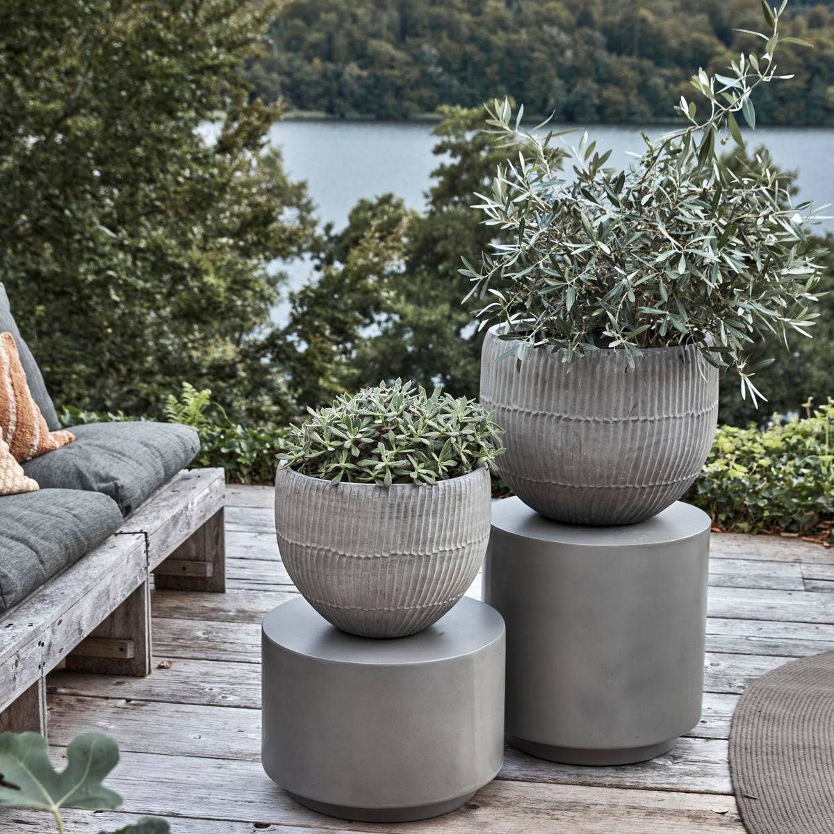 House Doctor Planter, HDBrave, Grey