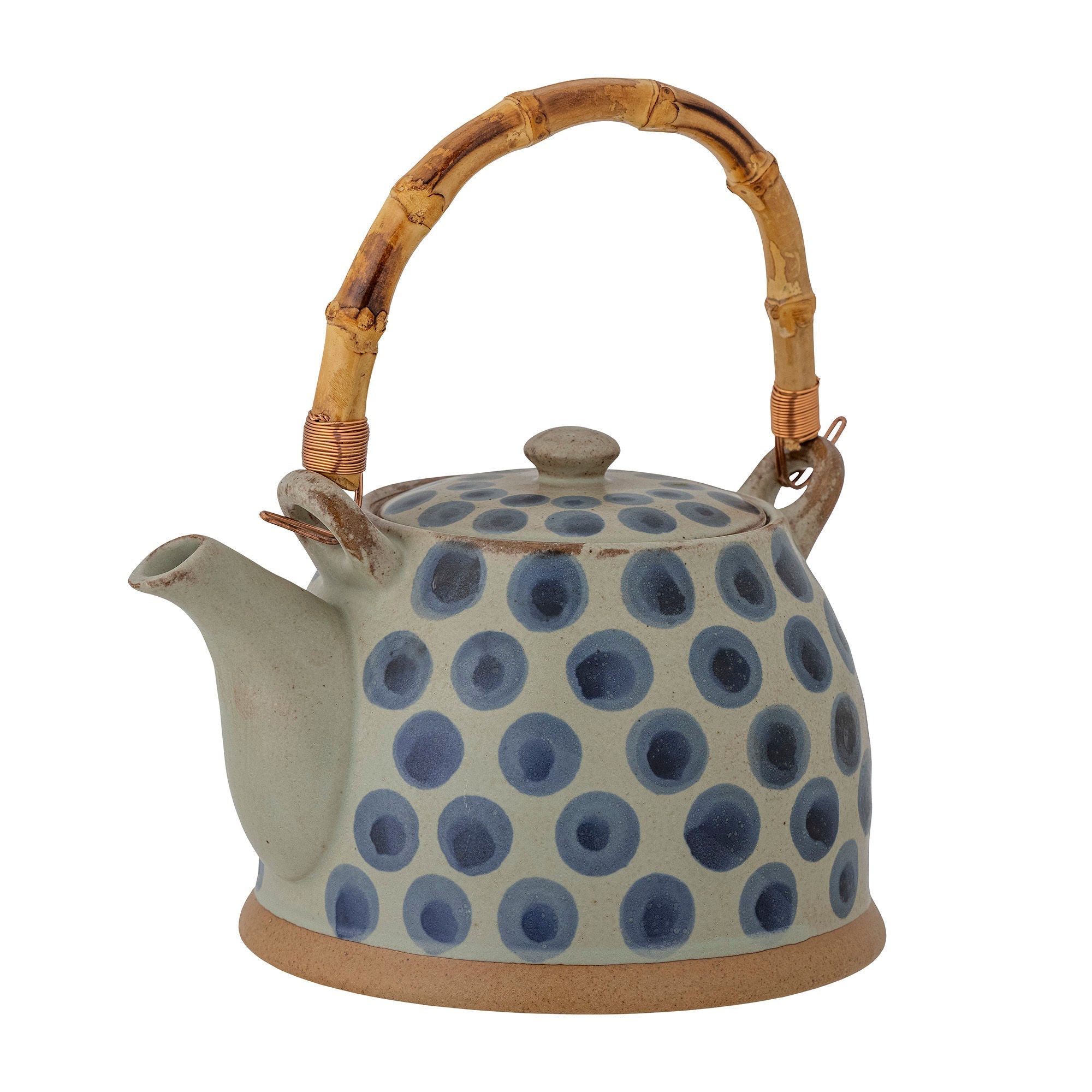 Bloomingville Tinni Teapot, Blue, Stoneware