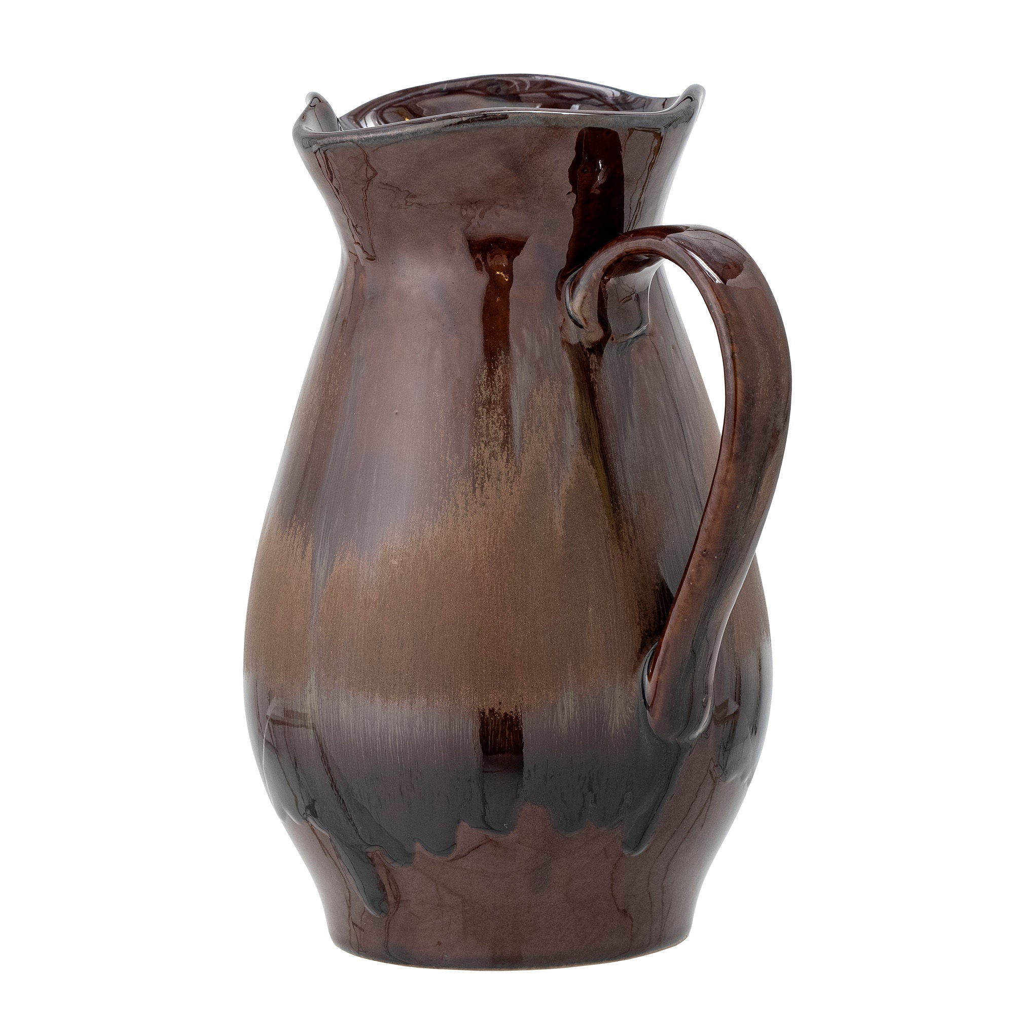 Creative Collection Dahlia Jug, Brown, Stoneware