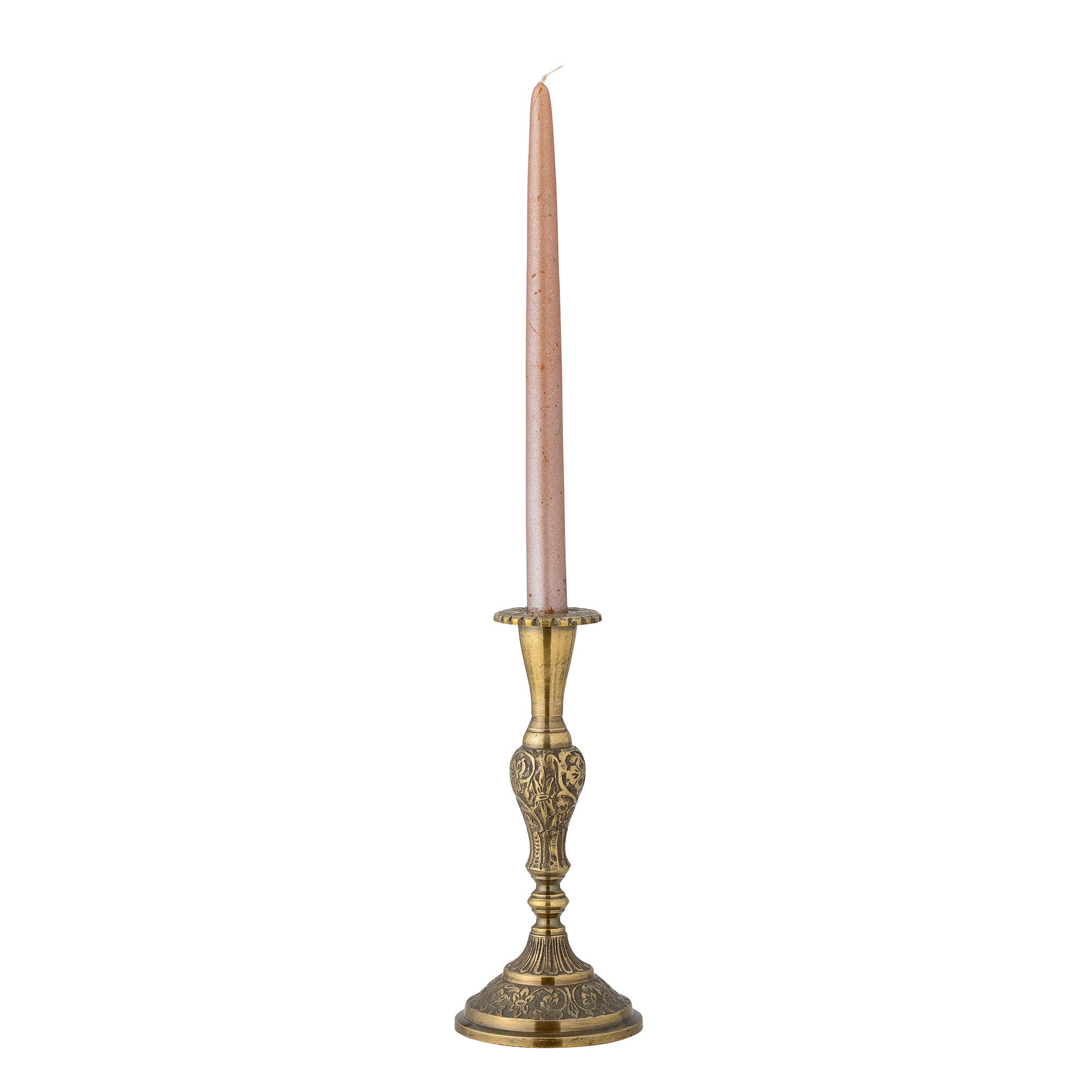 Creative Collection Lenette Candle Holder, Brass, Aluminum