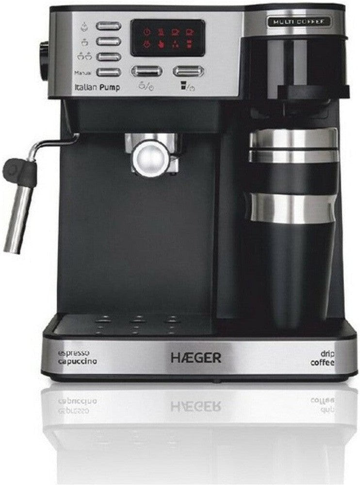 Express Manual Coffee Machine Haeger 1450W Multicolour 1,2 L