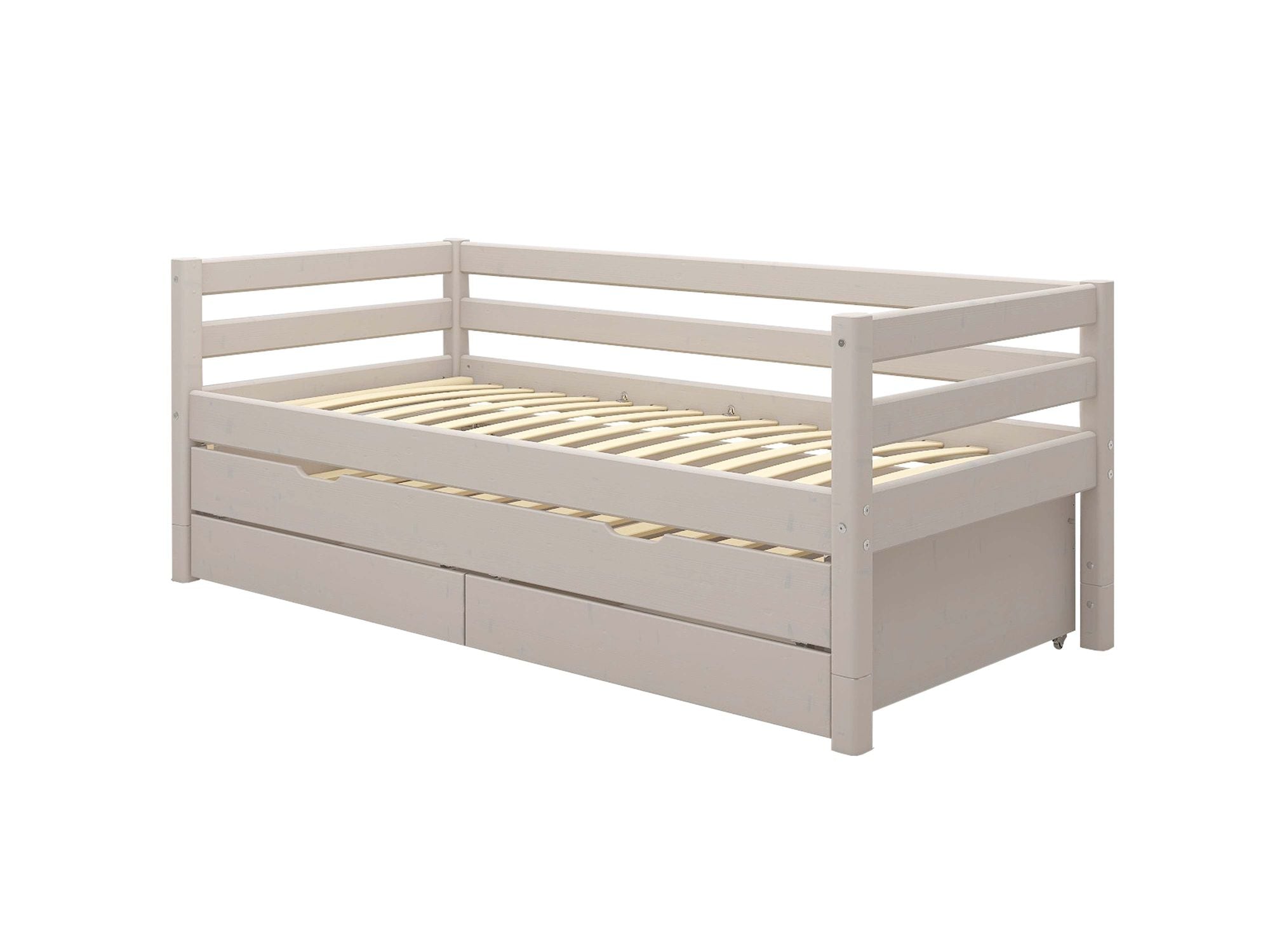 FLEXA Single bed with trundle pullout bed