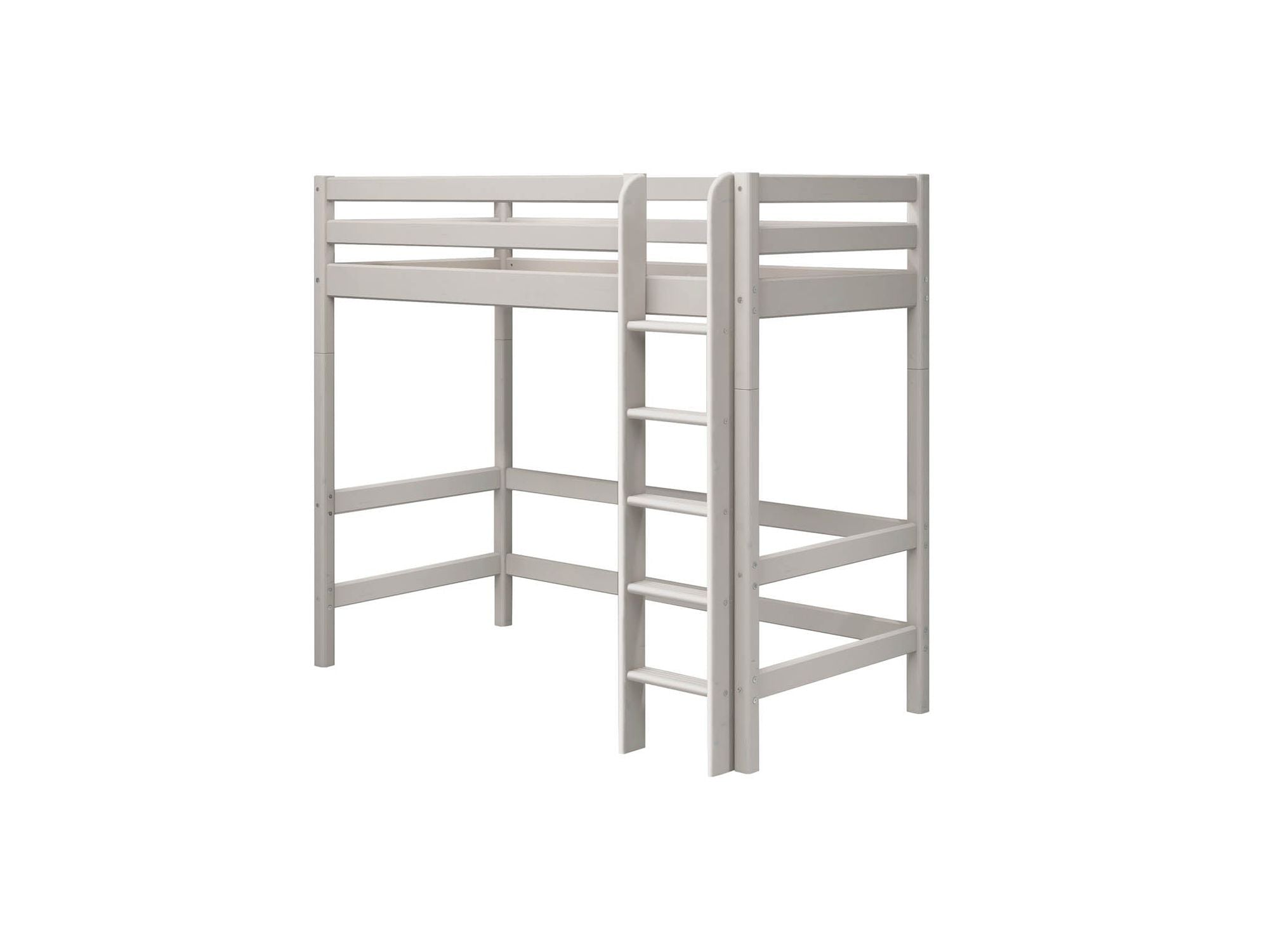 FLEXA High bed with straight ladder