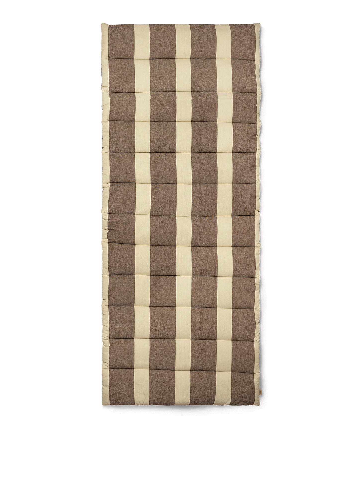 Ferm Living Strand Quilted Matress Carob Brown/Parchment
