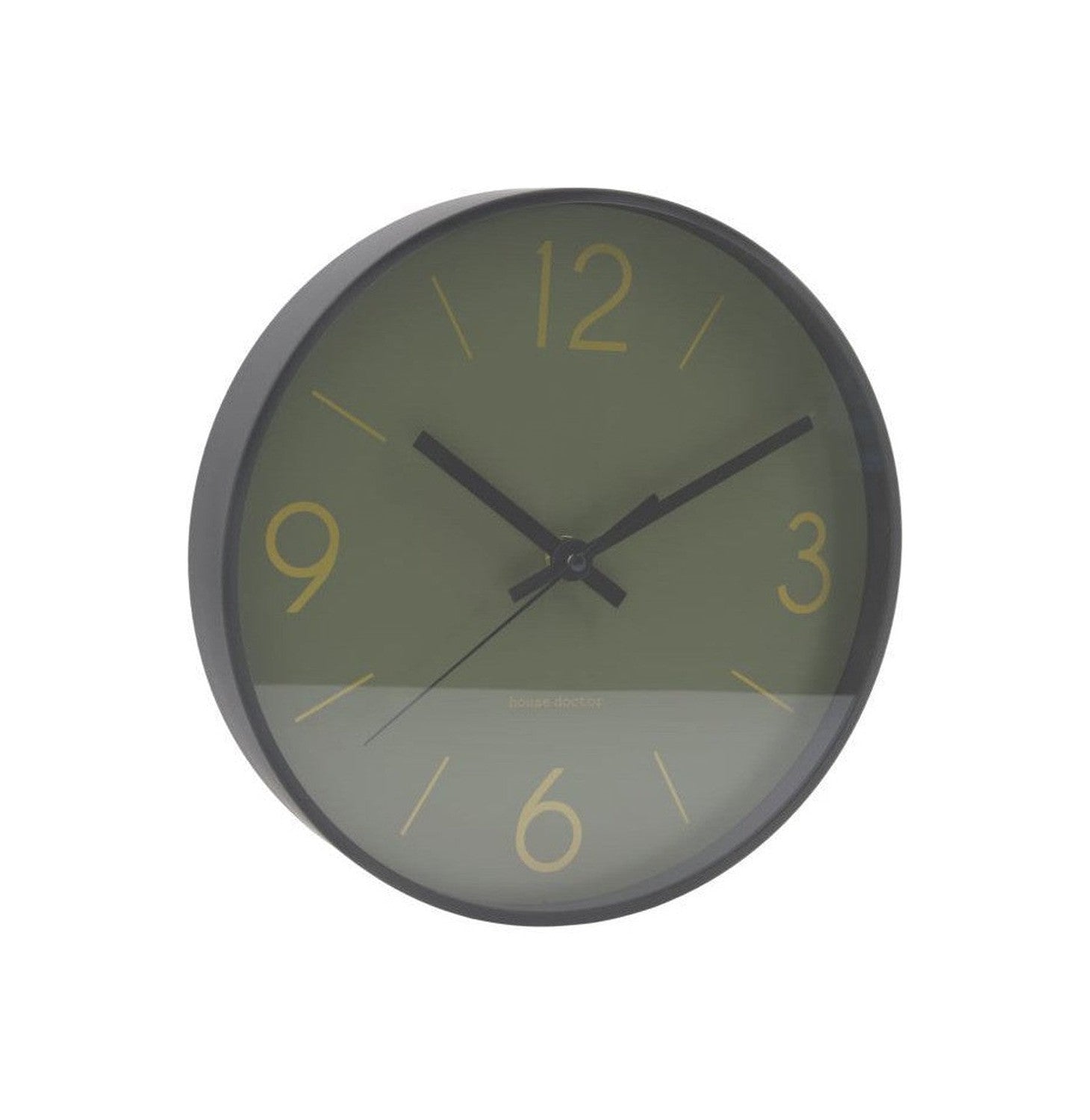 House Doctor Wall clock, HDTime, Dark Green