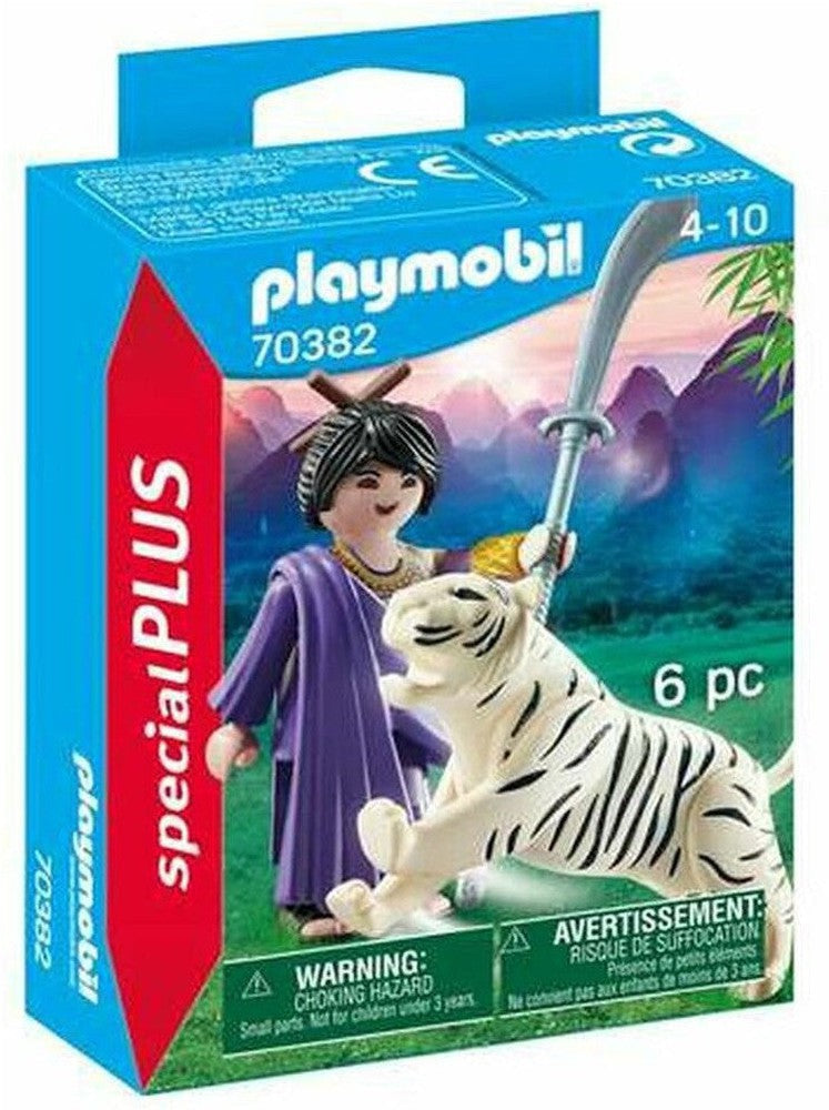 Jointed Figure Playmobil 70382 Tiger Oriental 70382 (6 pcs)