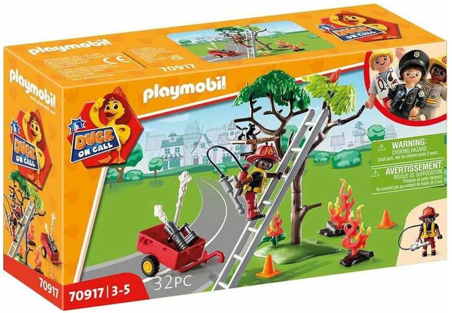 Playset Playmobil 70917 Fireman Cat 70917 (32 pcs)