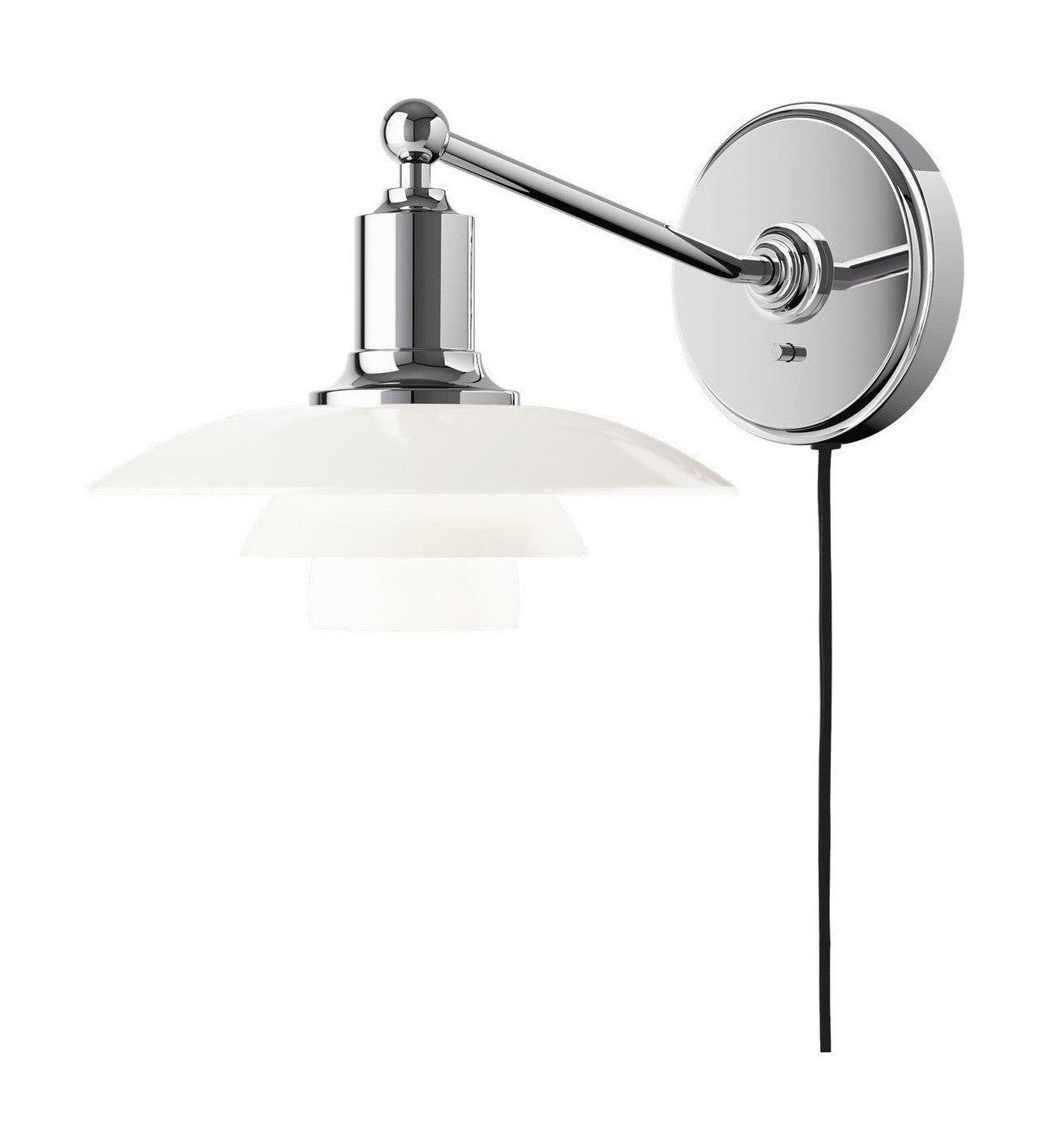 Louis Poulsen PH 2/1 Wall Lamp, with Switch