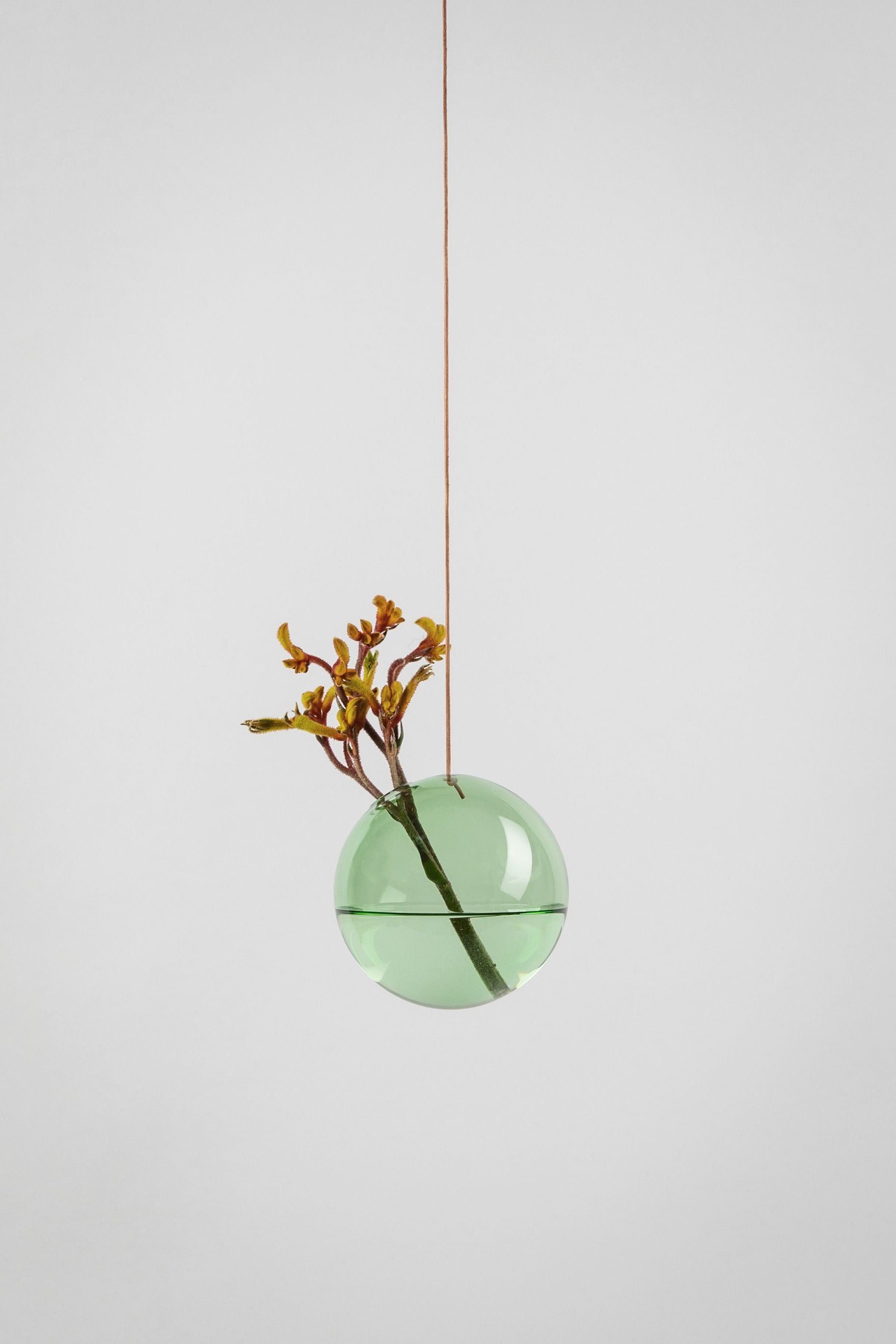 Studio About hængende blomsterboble vase medium, grøn