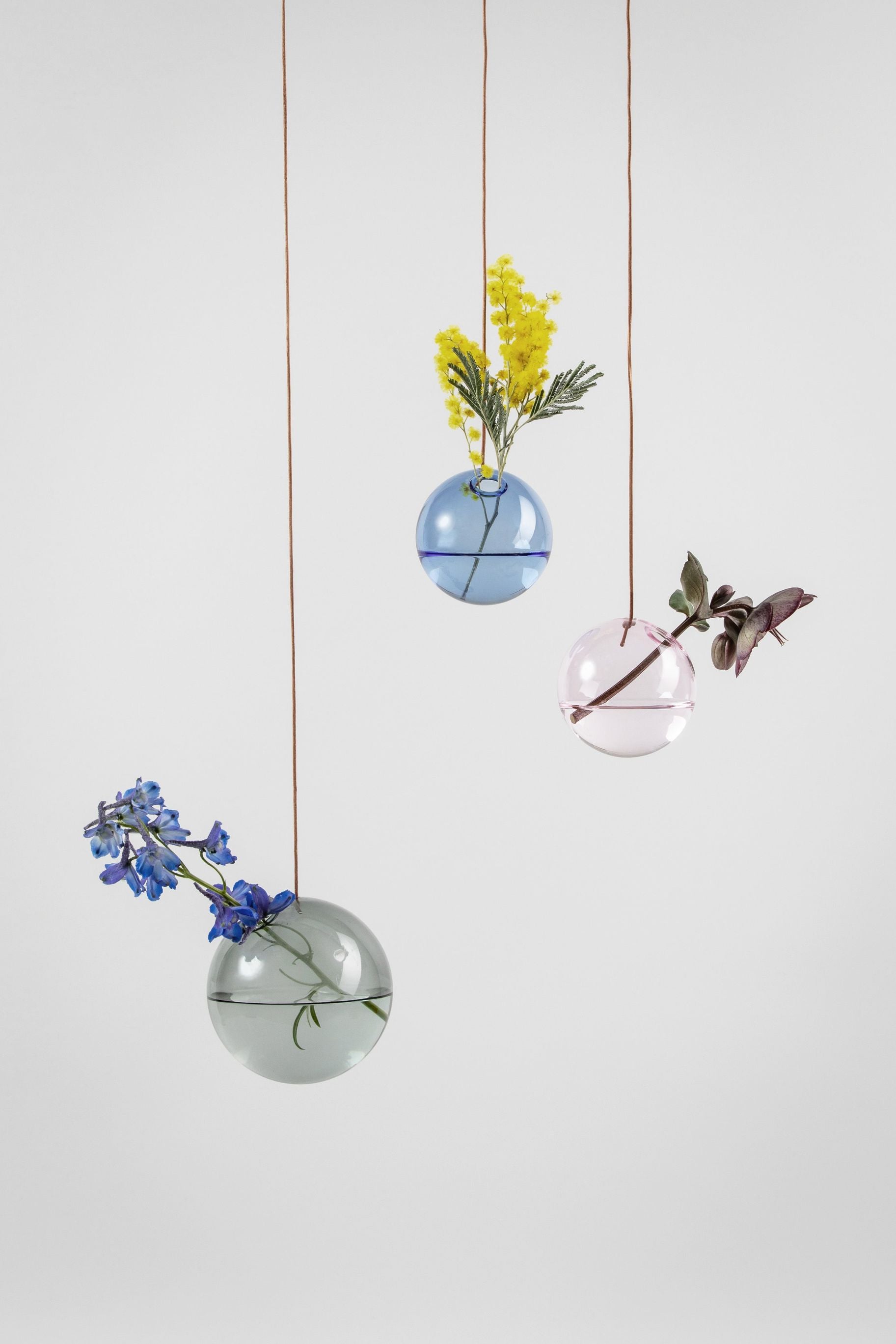Studio About hængende blomsterboble vase -medium, røg