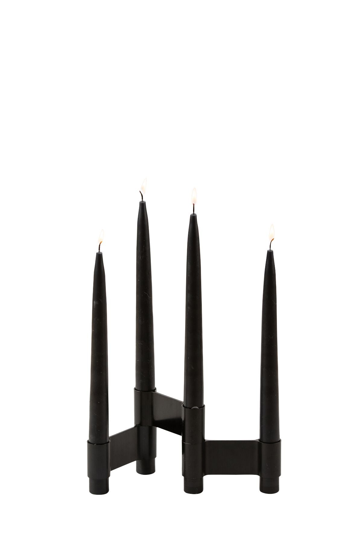 Studio About Link Candle Holder, Black Anodized