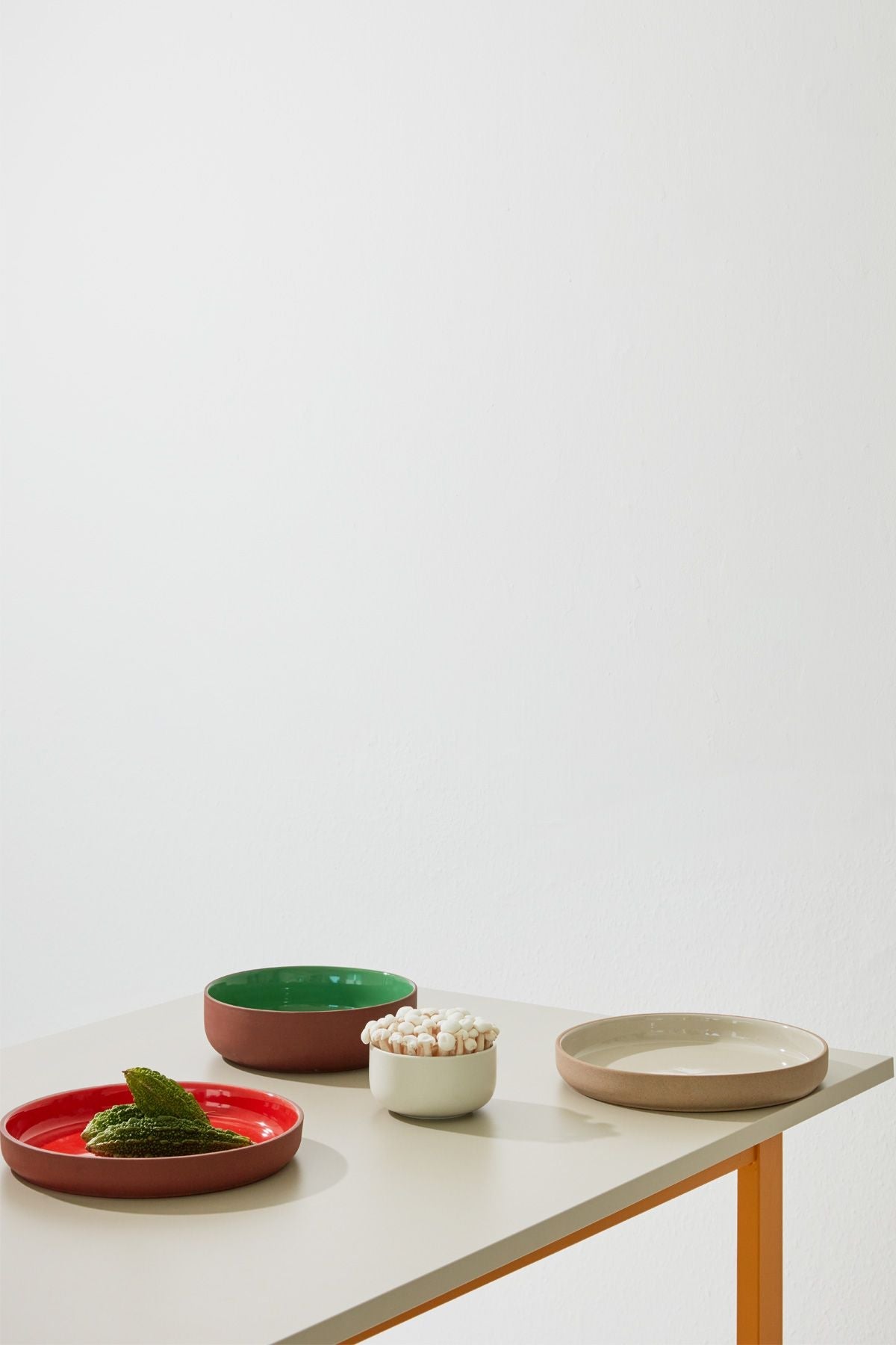 Studio About Clayware -sæt med 2 skåle, elfenben/lys lilla