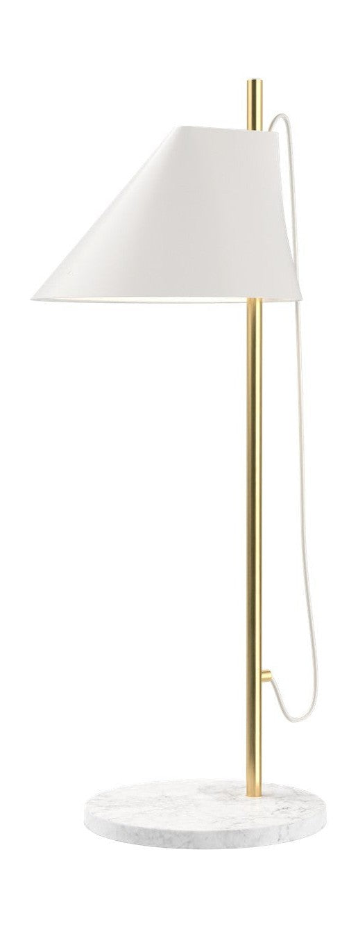 Louis Poulsen Yuh Table Lamp, Brass/White