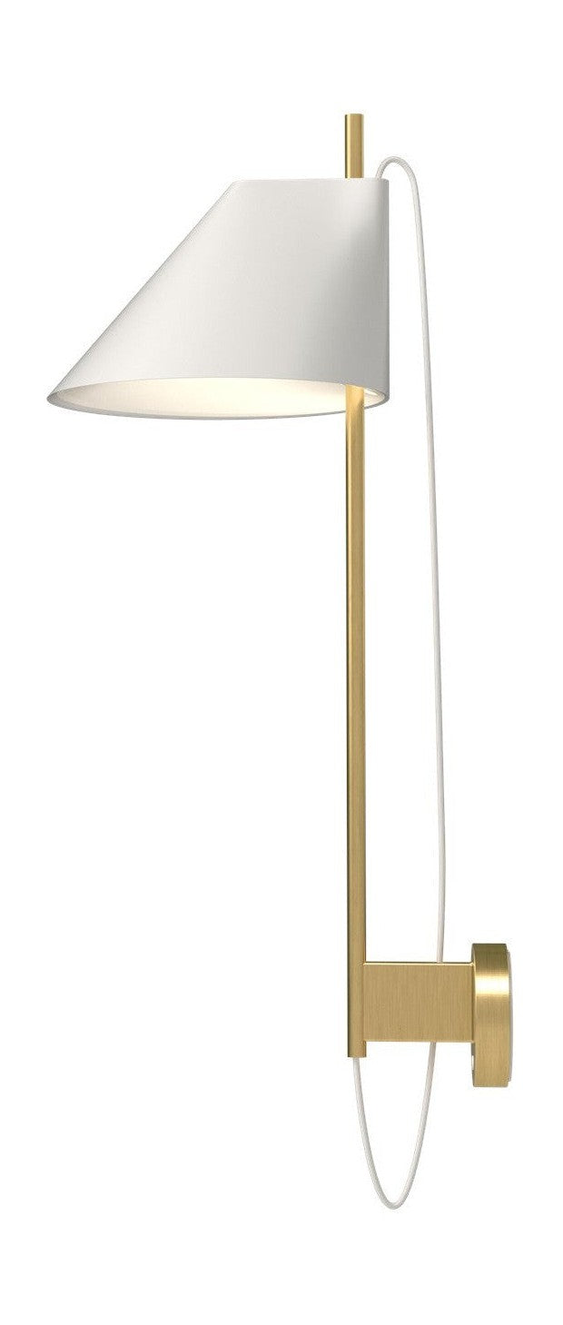Louis Poulsen Yuh Wall Lamp, Brass/White