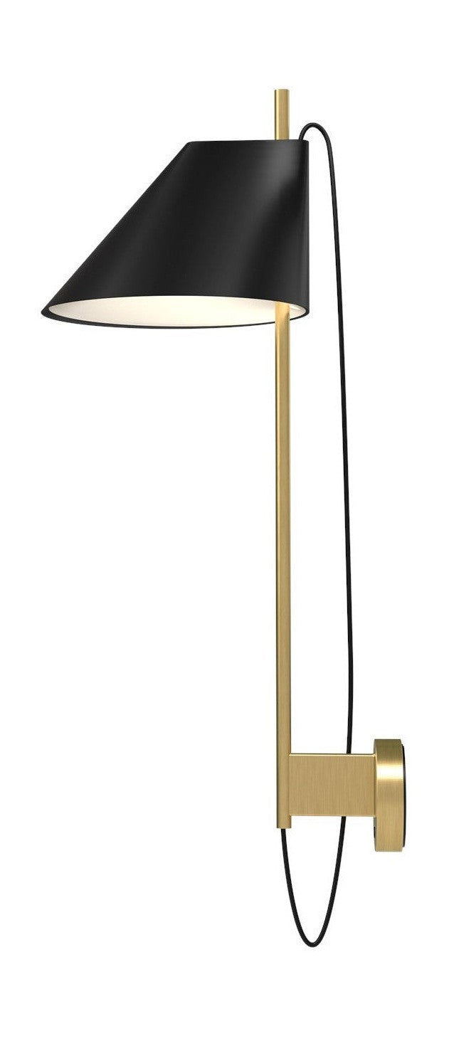 Louis Poulsen Yuh Wall Lamp, Brass/Black