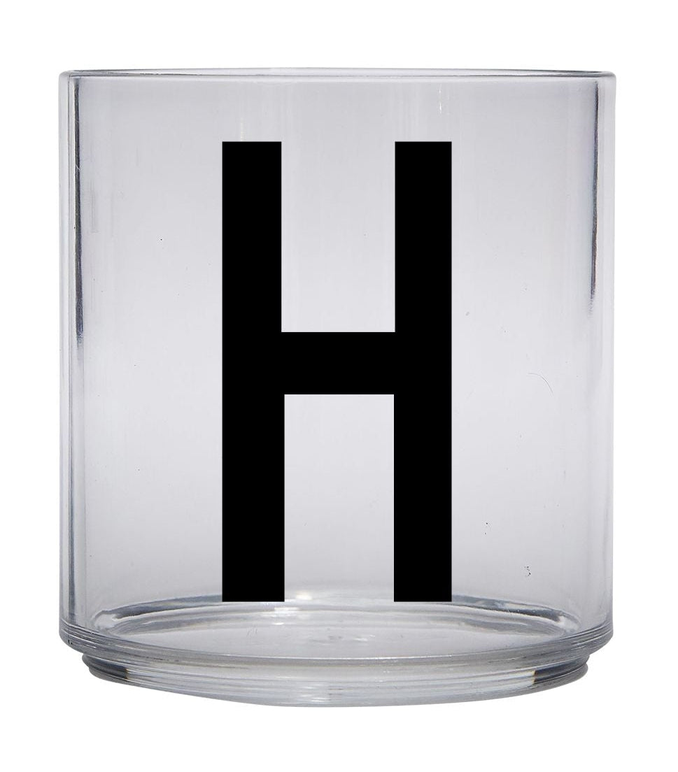 Design Letters Kids Personal Tritan Drinking Glass, H
