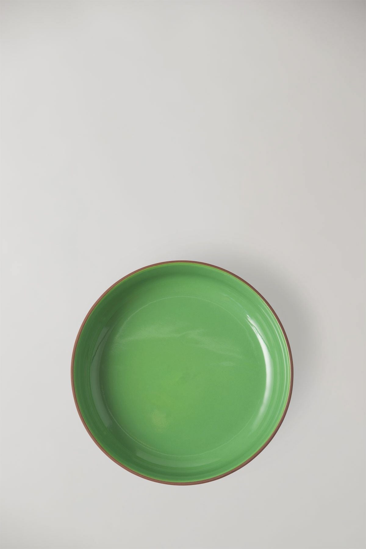 Studio About Clayware -serveringsskål, terracotta/grøn