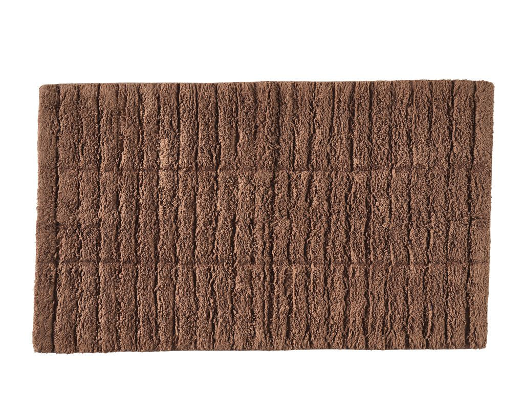 Zone Denmark Tiles Bath Mat 80 X 50 Cm, Terracotta