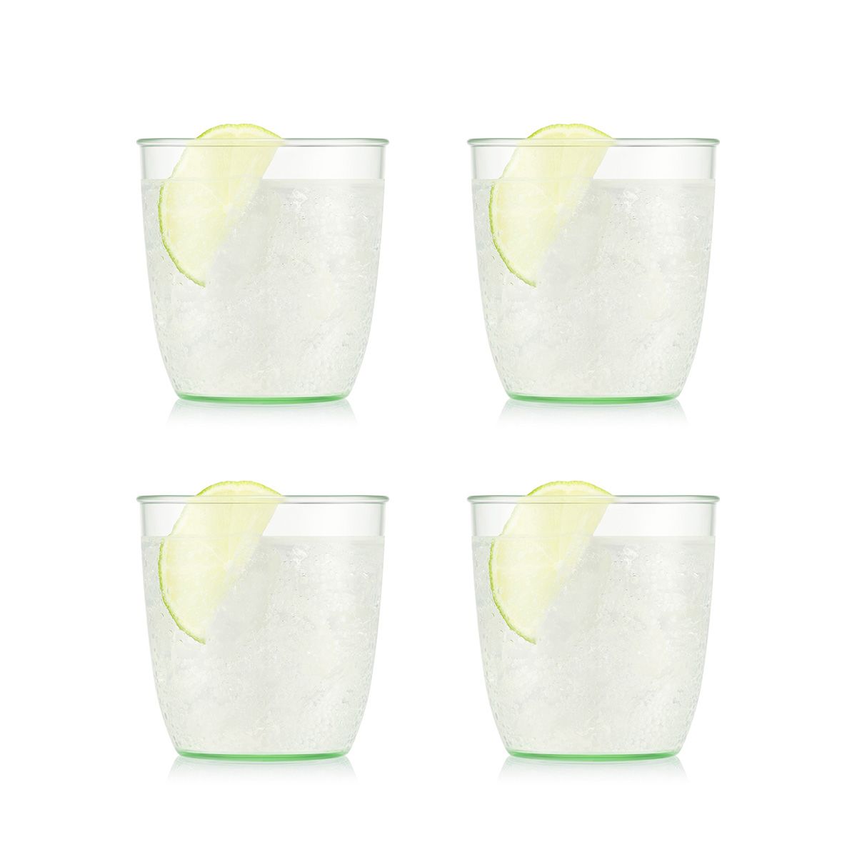 Bodum Kvadrant Drink Glass 200 ml 4 stk., Pistache