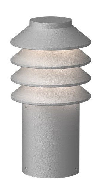 Louis Poulsen Bysted Garden Bollard LED 4000K 14W Spike without Adaptor with Connector Short, Aluminium