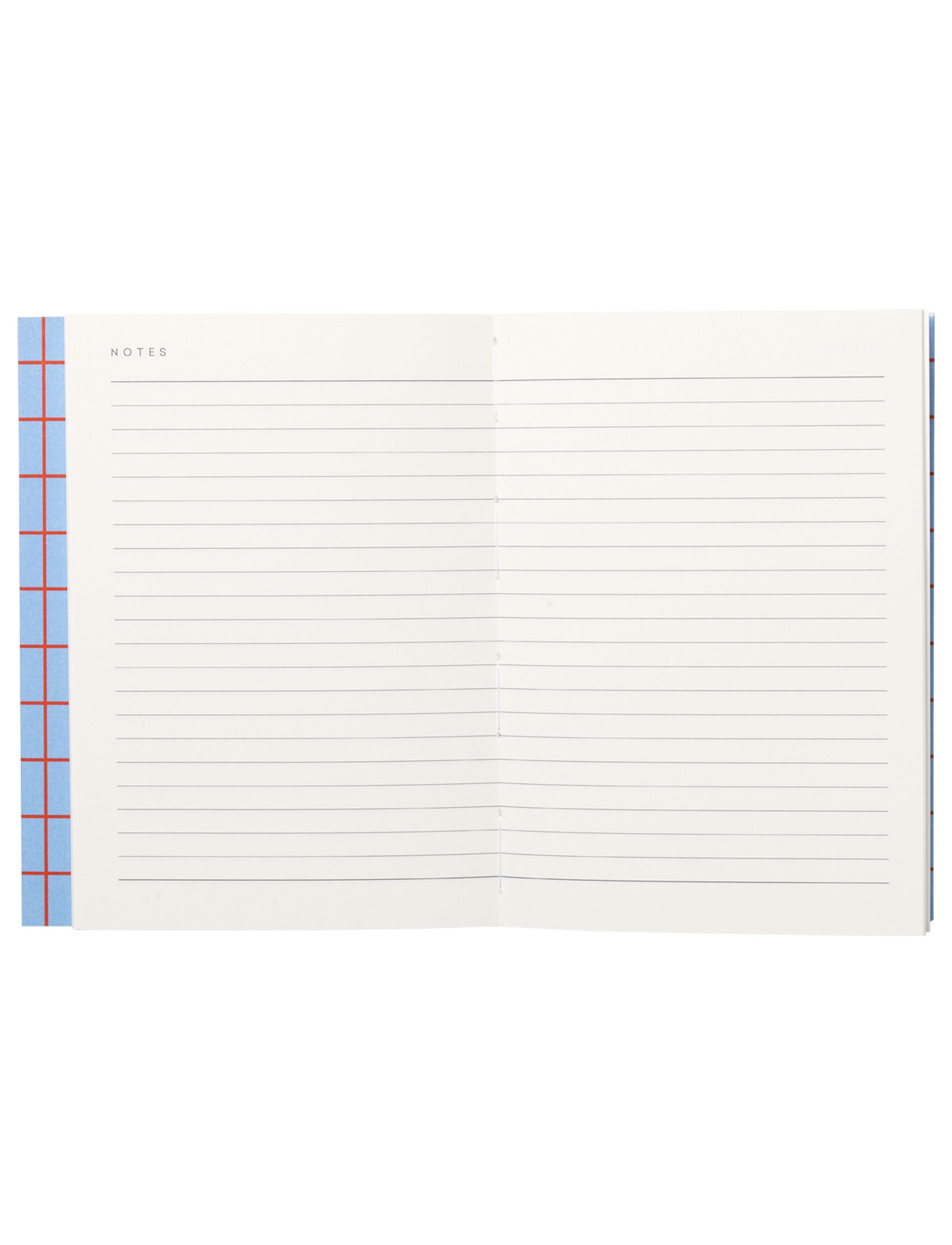 Notem Studio Uma Flat Lay Paper Notebook Small, Light Blue