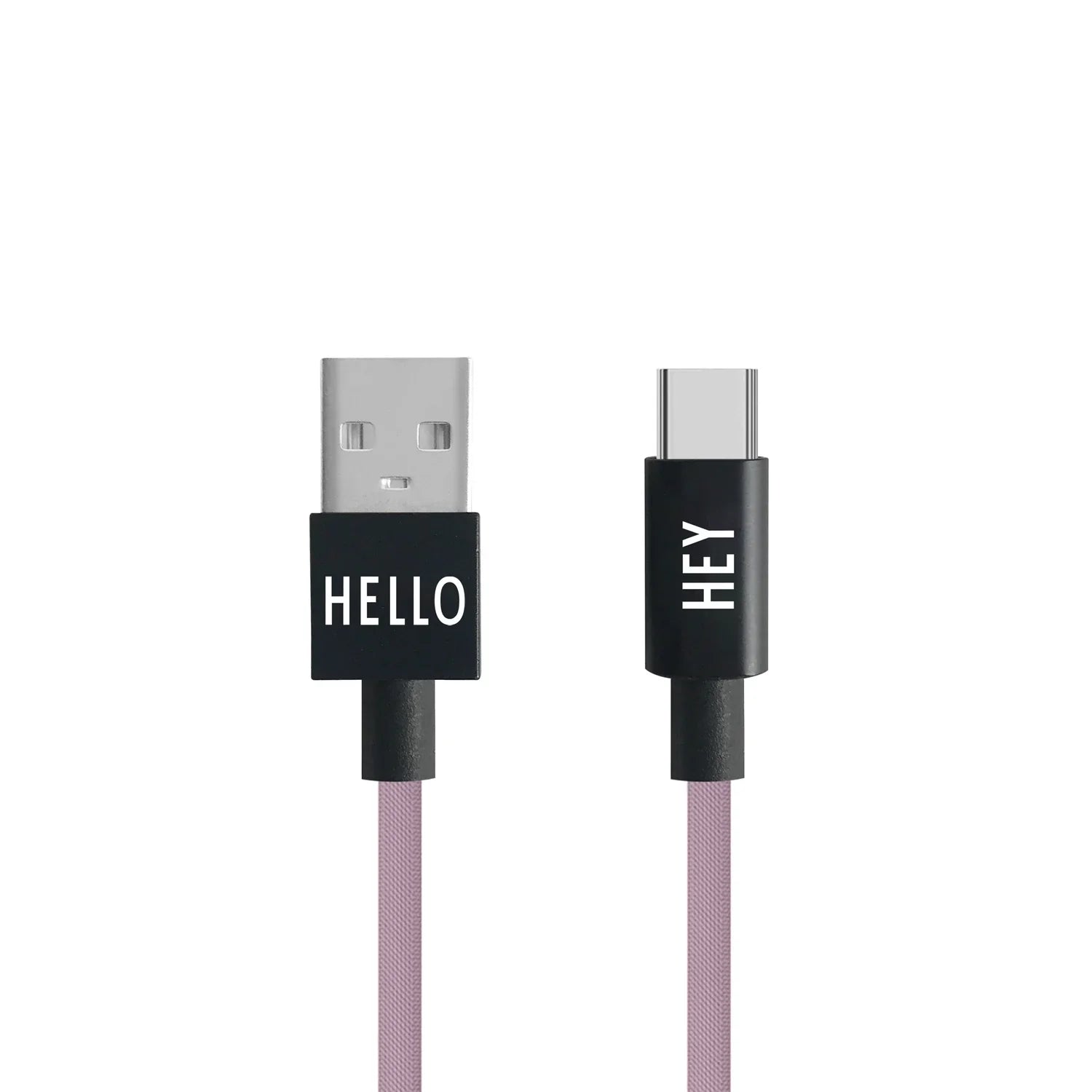 Design Letters mit kabel USB C kabel 1m, lavendel
