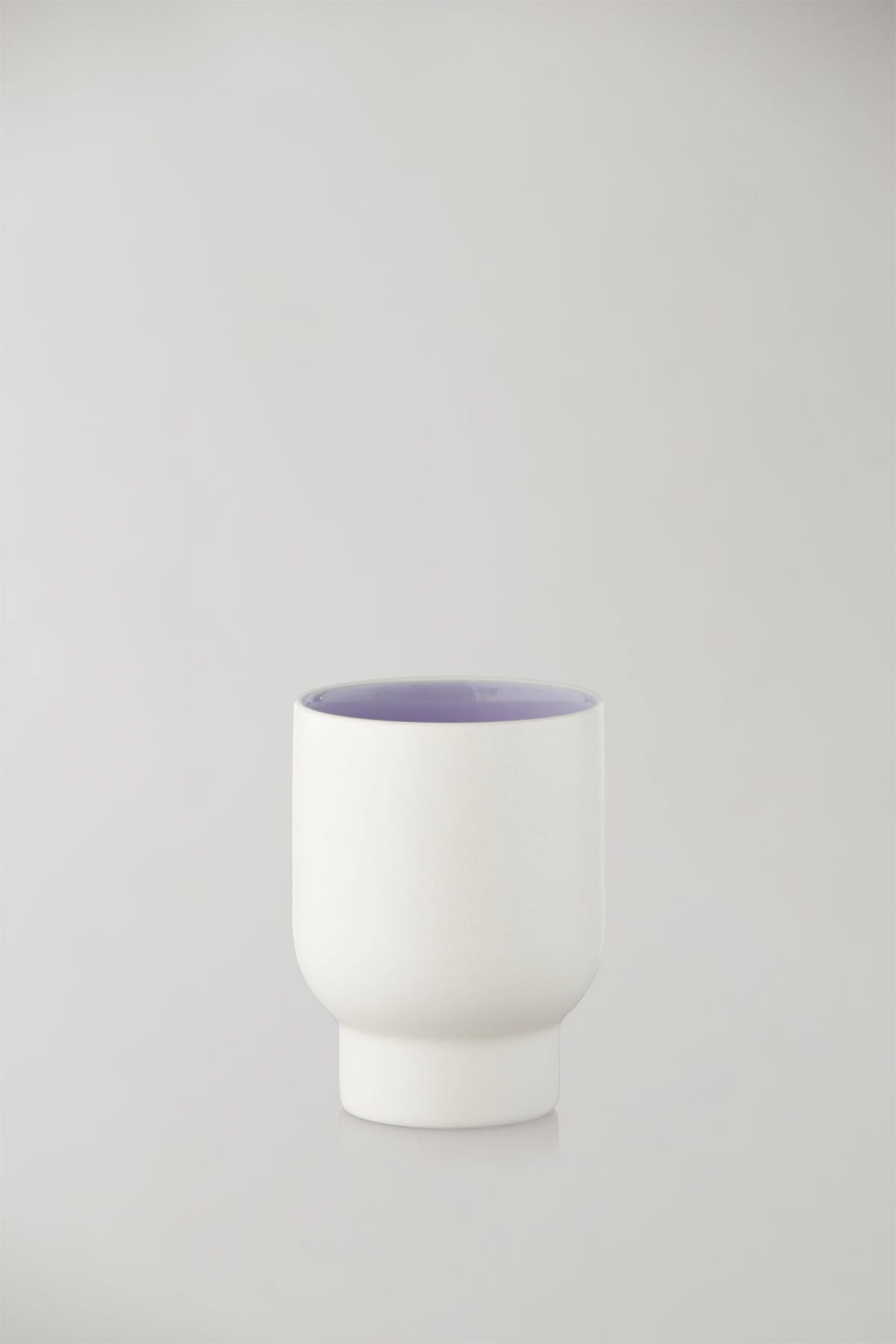 Studio About Clayware -sæt med 2 kopper, elfenben/lys lilla